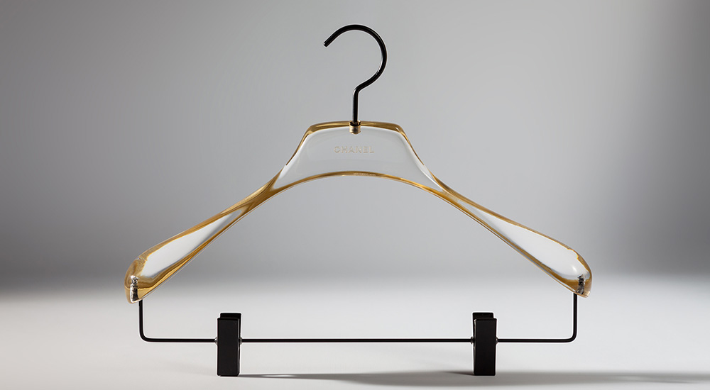 Plexiglas clothes hangers with metal hooks - Toscanini