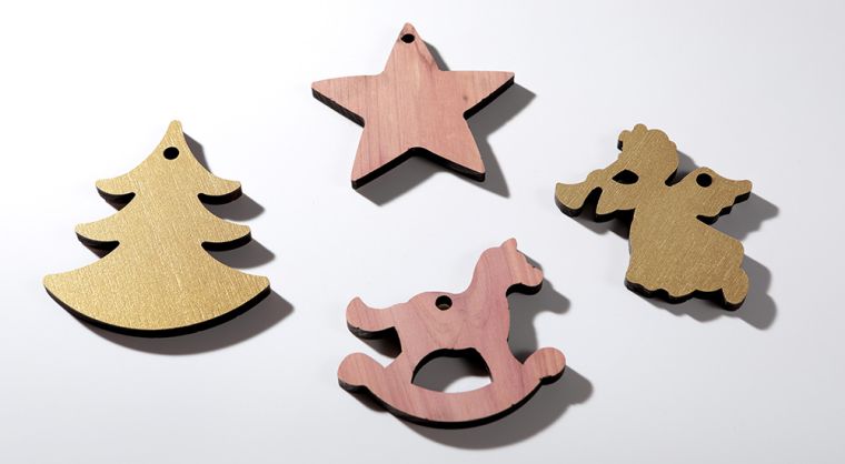 bespoke give away gift xmas shapes